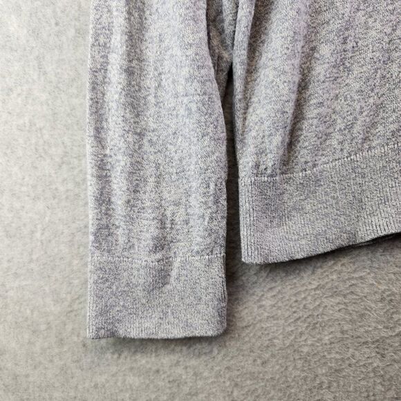Bonobos Sweater Mens XXL Gray 1/4 Zip Pullover Cotton Cashmere Blend Lightweight - Picture 3 of 12